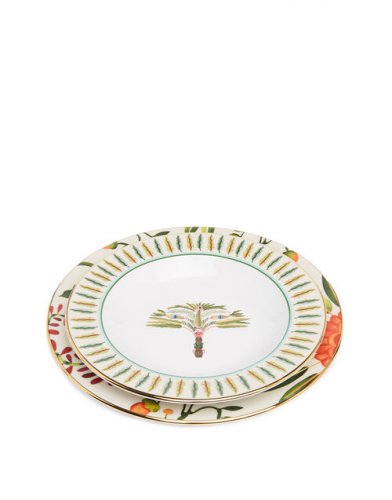 Soup & Dinner Plate Set in Eden - Homeware | La DoubleJ