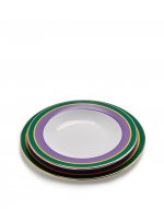 Soup & Dinner Plate Set in Rainbow Viola - Homeware | La DoubleJ