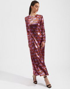 Swank Dress in Liberace Ciclamino for Women | La DoubleJ