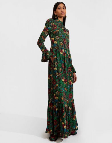 Visconti Dress in Night Garden for Women | La DoubleJ