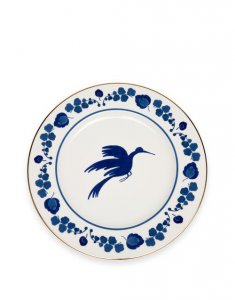 Charger Plate in Wildbird Blu - Homeware | La DoubleJ