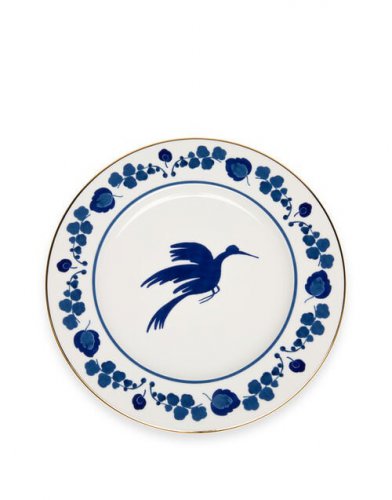 Charger Plate in Wildbird Blu - Homeware | La DoubleJ