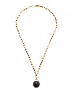 Power Pendant Necklace in Black Obsidian for Women | La DoubleJ