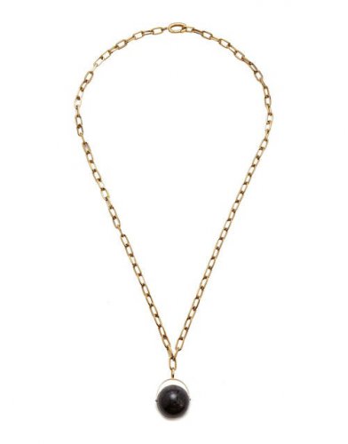 Power Pendant Necklace in Black Obsidian for Women | La DoubleJ