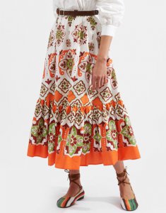 Sunset Skirt in Partenope for Women | La DoubleJ