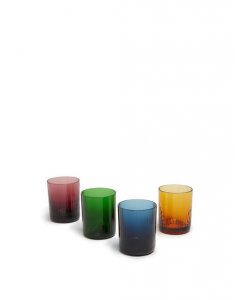 Liquor Glass Set of 4 in Misty Rainbow Mix - Homeware | La DoubleJ