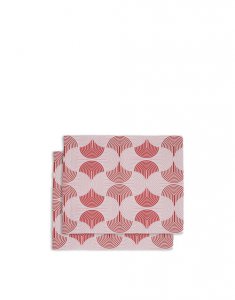 Placemat Set of 2 in Slinky Rosso - Homeware | La DoubleJ