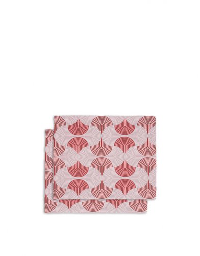 Placemat Set of 2 in Slinky Rosso - Homeware | La DoubleJ