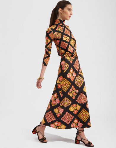 A-Long Skirt in Cowgirl Nero for Women | La DoubleJ