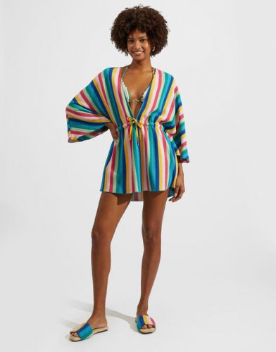 Costiera Mini Dress in Multicolor for Women | La DoubleJ