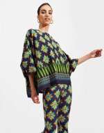 Meditation Poncho in Occhi for Women | La DoubleJ