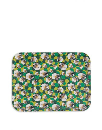 Rectangular Printed Tray in Ninfea - Homeware | La DoubleJ