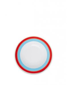 Soup & Dinner Plate Set in Rainbow Azzurro - Homeware | La DoubleJ