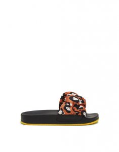 Treccia Slides in Lady Leopard for Women | La DoubleJ