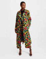 Milano Trench Coat in Vines for Women | La DoubleJ