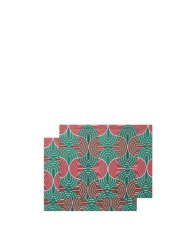 Placemat Set of 2 in Slinky Verde - Homeware | La DoubleJ