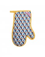 Oven Glove & Pot Holder in Cubi Blu - Homeware | La DoubleJ