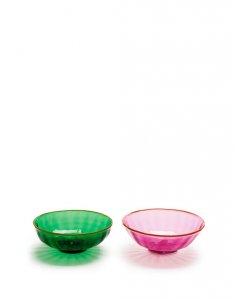 Luxury Nut Bowl Set of 2 in Verde/Rosa - Homeware | La DoubleJ