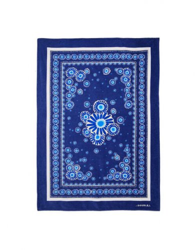 Beach Towels (95X150) in Daisy Placee Blue for Women | La DoubleJ