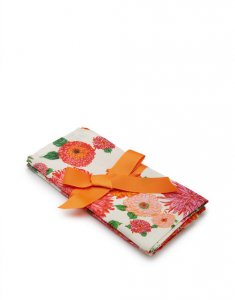 Large Napkins Set Of 2 (45X45) in Bright Blooms Small - Homeware | La DoubleJ