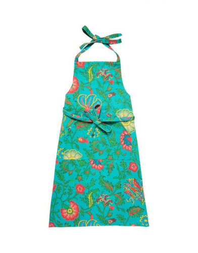 Apron in Dragon Flower Turchese - Homeware | La DoubleJ